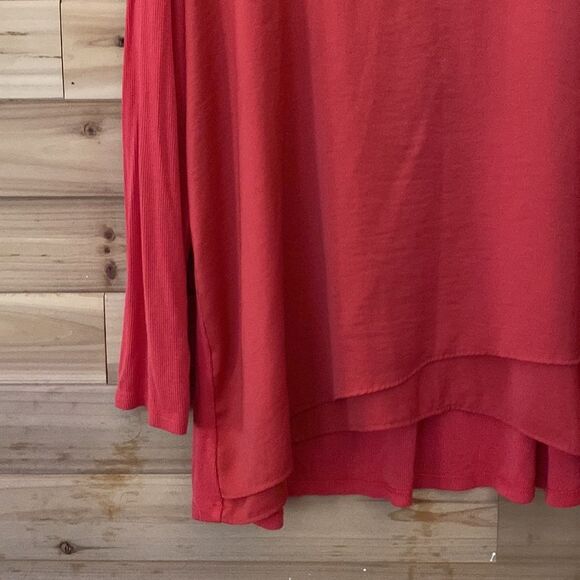 Soft Surroundings Size 1X - Mixed Media Blouse - Picture 3 of 9